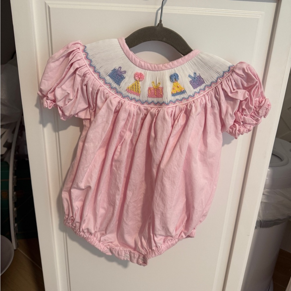 Smocked Birthday Bubble